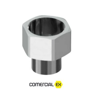 adaptador de rosca à prova de explosão, ideal para áreas classificadas com atmosferas explosivas