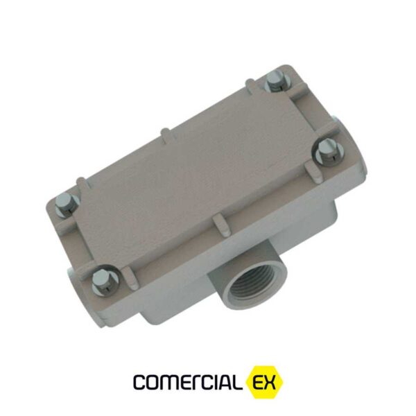 condulete à prova de explosão, ideal para áreas classificadas com atmosferas explosivas