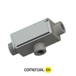 condulete à prova de tempo tgvp, ideal para áreas classificadas com atmosferas explosivas