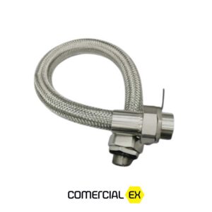 eletroduto flexível inox à prova de explosão, ideal para áreas classificadas com atmosferas explosivas