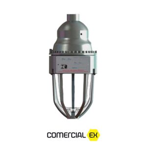 luminária pendente à prova de explosão, ideal para áreas classificadas com atmosferas explosivas