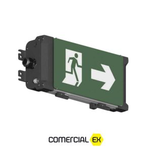 luminária de sinalização de emergência led prova de explosão, ideal para áreas classificadas com atmosferas explosivas