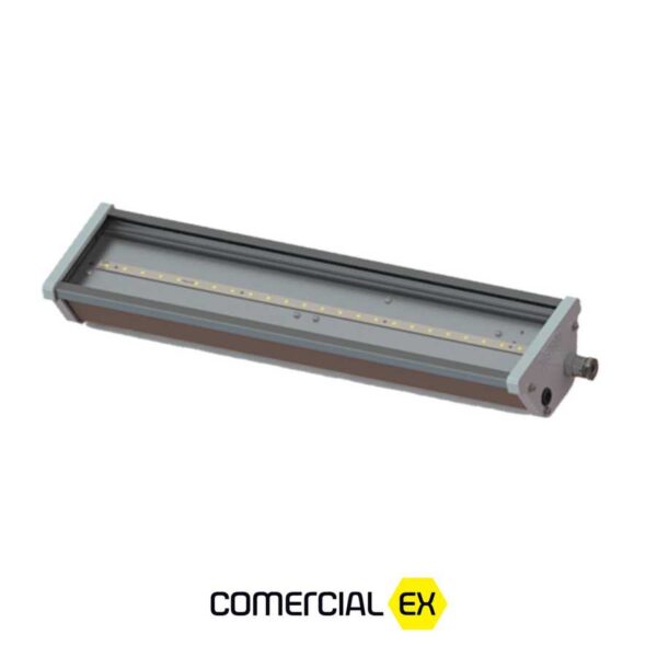 luminária fitaled à prova de explosão, ideal para áreas classificadas com atmosferas explosivas
