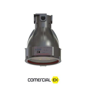 luminária plafonier led à prova de explosão, ideal para áreas classificadas com atmosferas explosivas