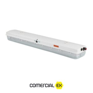 luminária tuboled à prova de explosão, ideal para áreas classificadas com atmosferas explosivas