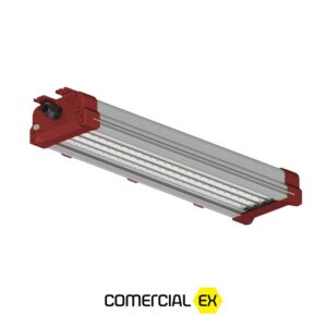 luminária linear de emergência led à prova de explosão, ideal para áreas classificadas com atmosferas explosivas