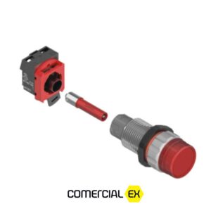 sinaleiro led à prova de explosão, ideal para áreas classificadas com atmosferas explosivas