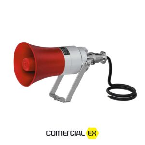 sirene à prova de explosão, ideal para áreas classificadas com atmosferas explosivas