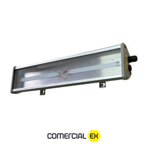 luminária fitaled à prova de explosão, ideal para áreas classificadas com atmosferas explosivas