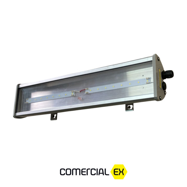 luminária fitaled à prova de explosão, ideal para áreas classificadas com atmosferas explosivas