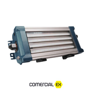 bloco autônomo de emergência led à prova de explosão, ideal para áreas classificadas com atmosferas explosivas zonas 1, 2, 21 e 22