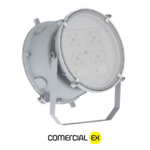 luminária industrial led à prova de explosão, ideal para áreas classificadas com atmosferas explosivas