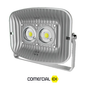 projetor led à prova de explosão zonas 2, 21 e 22, ideal para áreas classificadas com atmosferas explosivas