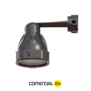 luminária arandela led à prova de explosão, ideal para áreas classificadas com atmosferas explosivas