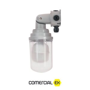 luminária articulada led à prova de explosão, ideal para áreas classificadas com atmosferas explosivas