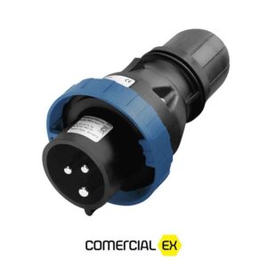 plugue à prova de explosão, ideal para áreas classificadas com atmosferas explosivas