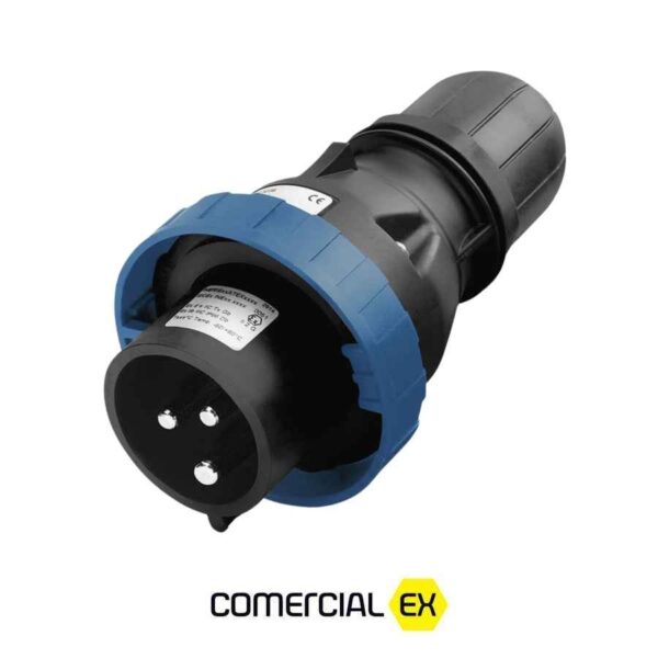 plugue à prova de explosão, ideal para áreas classificadas com atmosferas explosivas